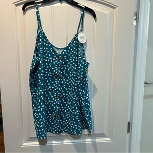 NWT boutique “Day in the Park” tank size XL